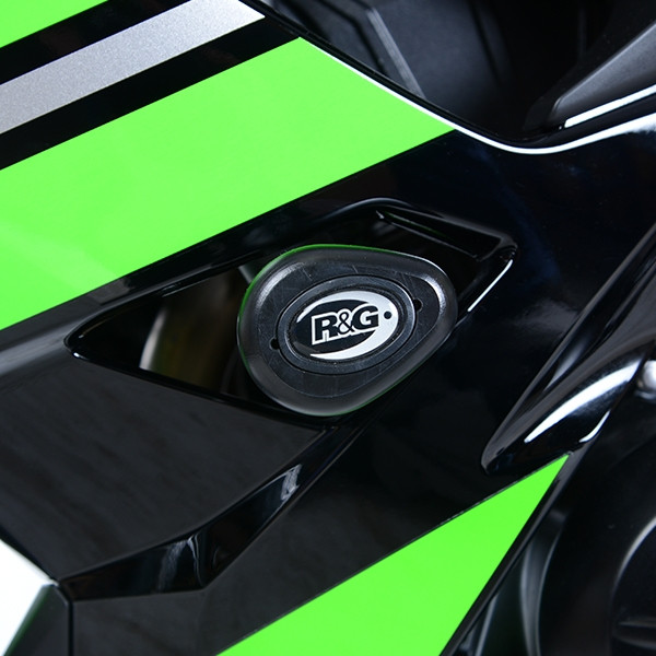 R&G Crash Protectors - Aero Style for Kawasaki Z650 '17- and Ninja 650 '17-, Z650RS '21- (WHITE)